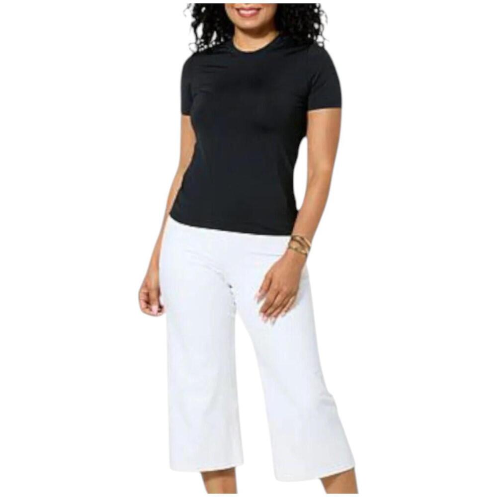 Joy Collection Women's Performance Crew Neck Tee w/Headband Black - Regular